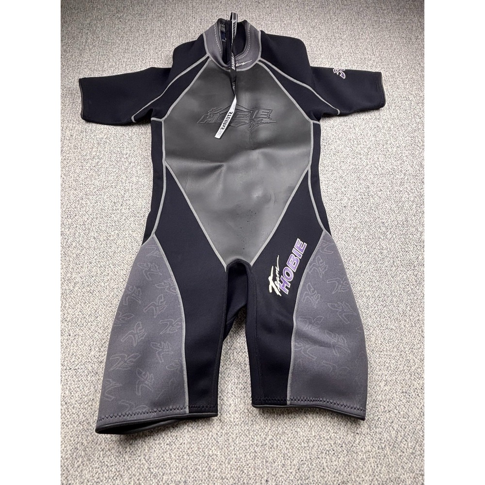 Team Hobie By Stearns‎ Unisex Watersports Shorty Wetsuit Gray Black Size Large